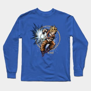 Golden-haired Warrior Long Sleeve T-Shirt